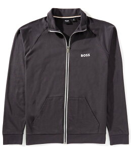 �q���[�S�{�X �����Y �A�E�^�[ �W���P�b�g�E�u���]�� Hugo Boss Long Sleeve Authentic Jacket Dark Grey �O���[