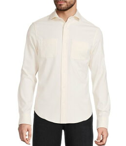 �����m �����Y �g�b�v�X �V���c �X�����t�B�b�g�[�� Murano Big & Tall Slim Fit Solid Long Sleeve Woven Shirt Ecru �G�N����