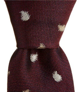 �����m �����Y �A�N�Z�T���[ �l�N�^�C �V���N Murano Graham Brushed Pine Slim 3 Silk Tie Burgundy �o�[�K���f�B