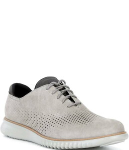 �R�[���n�[�� �����Y �V���[�Y �I�b�N�X�t�H�[�h �E�B���O�`�b�v Cole Haan Men's 2.ZEROGRAND Perforated Nubuck Laser Wingtip Oxfords Ironstone/Natural/Paloma