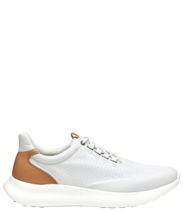 WXgAh}[tB[ Y V[Y Xj[J[ U[ Johnston & Murphy Men's Amherst 2.0 Embossed Leather U-Throat Sneakers White zCg