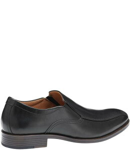 �W�����X�g���A���h�}�[�t�B�[ �����Y �V���[�Y �X���b�|���E���[�t�@�[ ���U�[ Johnston & Murphy Men's Reeve Leather Bike Toe Venetian Loafers Black �u���b�N