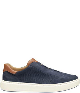 WXgAh}[tB[ Y V[Y Xb|E[t@[ Xj[J[ [X Johnston & Murphy Men's Anders Perforated Nubuck Stretch Lace-to-Toe Sneakers Navy lCr[