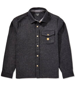 �n�[���[ �����Y �g�b�v�X �V���c Hurley Santa Cruz Long Sleeve Flannel Shirt Dark Stone Grey �O���[