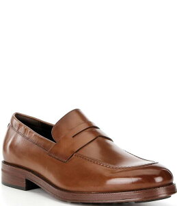 �R�[���n�[�� �����Y �V���[�Y �X���b�|���E���[�t�@�[ ���U�[ Cole Haan Men's Ledley Grand Leather Penny Loafers CH British Tan/Dark Natural �^��