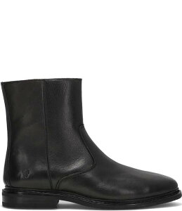 �t���C �����Y �V���[�Y �u�[�c�E���C���u�[�c ���U�[ Frye Men's Pauleather Zip Boots Black �u���b�N
