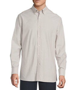 �_�j�G�� �N���~�� �����Y �g�b�v�X �V���c Daniel Cremieux Signature Label Solid Cashmere Blend Long Sleeve Woven Shirt Perfect Stone �X�g�[��