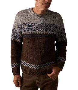 �m�[�}���u�����h �����Y �A�E�^�[ �j�b�g�E�Z�[�^�[ The Normal Brand Fair Isle Crew Sweater Brown Multi �u���E��