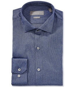 �y���[�G���X �����Y �g�b�v�X �V���c �X�����t�B�b�g �R�[�f�����C Perry Ellislim Fit Spread Collar Melange Corduroy Long Sleeve Dresshirt Navy �l�C�r�[