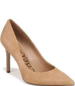 �T���G�f���}�� ���f�B�[�X �V���[�Y �p���v�X�G�[�h Sam Edelman Hazel Suede Pointed Toe Stiletto Pumps Cyprus Tan �^��