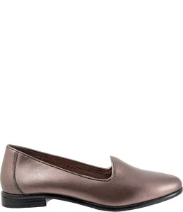 �g���b�^�[�Y ���f�B�[�X �V���[�Y �p���v�X ���U�[ ���[�t�@�[ Trotters Liz Lux Leather Slip on Loafers Rose Pewter �s���[�^�[