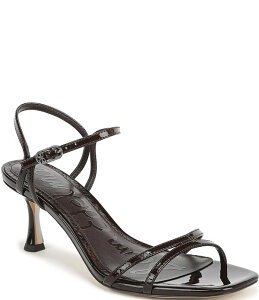 �T���G�f���}�� ���f�B�[�X �V���[�Y �T���_�� ���U�[ Sam Edelman Presley Patent Leather Strappy Dressandals Richocolate �`���R���[�g