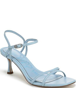 �T���G�f���}�� ���f�B�[�X �V���[�Y �T���_�� ���U�[ Sam Edelman Presley Leather Strappy Dressandalspring Blue �u���[