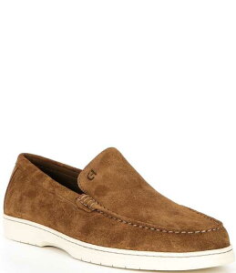 R[n[ Y V[Y Xb|E[t@[ XG[h Cole Haan Men's Greenwich Grand Venetian Suede Loaferspiced Brown/Ivory AC{[