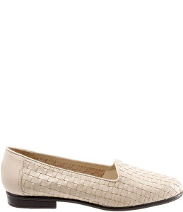 gb^[Y fB[X V[Y pvX U[ [t@[ Trotters Liz Woven Leather Loafers Bone
