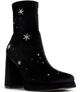 �A���h ���f�B�[�X �V���[�Y �u�[�c�E���C���u�[�c ALDO Starrie Stud and Rhinestonembellished Booties Black �u���b�N