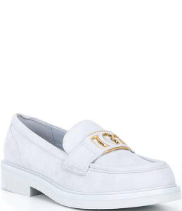 QX fB[X V[Y Xb|E[t@[ XG[h S Guesshuttle G Logo Suede Loafers Light Gray O[