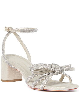 ���t���[ �����_�� ���f�B�[�X �V���[�Y �T���_�� �X�G�[�h �A���N�� Loefflerandall Mikel Suede Rhinestonembellished Bow Ankle Strap Dressandals Cappuccino