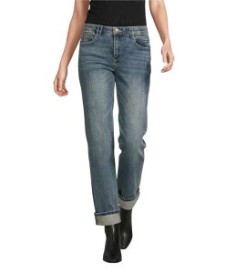 �f���N���V�[ ���f�B�[�X �{�g���X �f�j���p���c �W�[���Y Democracy AbsolutionR High Rise Boyfriend Cuffed Jeans Mid Blue Artisanal �u���[