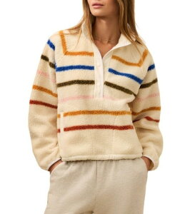 �t�@���e�B ���f�B�[�X �A�E�^�[ �j�b�g�E�Z�[�^�[ �t���[�X Faherty Dream Fireside Stripe Fleece Spread Collar Long Sleeve Sweater Dream Stripe �X�g���C�v