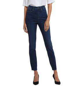 �G�k���C�f�B�[�W�F�C ���f�B�[�X �{�g���X �f�j���p���c �A���N�� �W�[���Y NYDJ Ami Stretch Denim High Rise Skinny Anklength Jeans Ink Skyline �f�j��