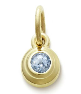 �W�F�[���Y �G�C�����[ ���f�B�[�X �A�N�Z�T���[ �l�b�N���X�E�`���[�J�[ James Avery 14K Gold Remembrance with Lab-Created Aqua Spinel Charm Aqua Spinel/Gold �A�N�A
