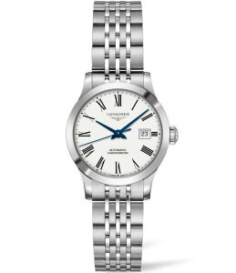 �����W�� ���f�B�[�X �A�N�Z�T���[ �r���v T�V���c Longines Women's 33mm Record Collection Automatic Stainlessteel Bracelet Watch Silver �V���o�[