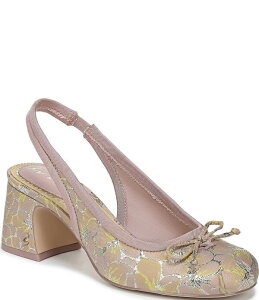�T���G�f���}�� ���f�B�[�X �V���[�Y �q�[�� �t�����[�� �t�����[ Circus NY by Sam Edelman Diane Floral Bow Slingback Pumps Ballet Blush Multi �u���b�V��