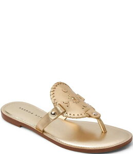 �W���b�N���W���[�X ���f�B�[�X �V���[�Y �T���_�� ���U�[ Jack Rogers Collins Leather Slip On Thong Sandals Platinum