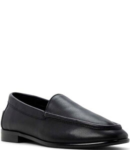 �A���h ���f�B�[�X �V���[�Y �X���b�|���E���[�t�@�[ ���U�[ ALDO Ambar Leather Loafers Black �u���b�N