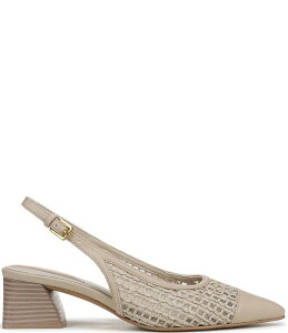 �t�����R�T���g ���f�B�[�X �V���[�Y �p���v�X �L���b�v �q�[�� Franco Sarto Racer 9 Raffia Cap Toe Block Heel Slingback Pumps White �z���C�g