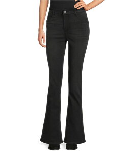 �f���N���V�[ ���f�B�[�X �{�g���X �f�j���p���c �v�` �u�[�c �W�[���Y Democracy Petite Size AbsolutionR Itty Bitty Stretch Denim High Rise Boot Leg Jeans Washed Black �u���b�N