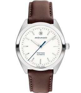 ���o�h ���f�B�[�X �A�N�Z�T���[ �r���v ���U�[ Movado Men's Heritage Automatichocolate Leather Strap Watchocolate �`���R���[�g