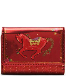 �x�b�c�B�W�����\�� ���f�B�[�X �A�N�Z�T���[ ���z �g�[�� Betsey Johnson Lunar NYear of the Horse Novelty Metallic Wallet Red ���b�h