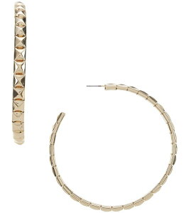 �i�^�[�V�� �A�N�Z�T���[ ���f�B�[�X �s�A�X�E�C�������O Natashaccessories Pyramid Stud Hoop Earrings Gold �S�[���h