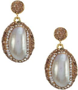 �i�^�[�V�� �A�N�Z�T���[ ���f�B�[�X �s�A�X�E�C�������O Natashaccessories Caviar Bead Around Pearl Drop Earrings Gold/Multi �S�[���h