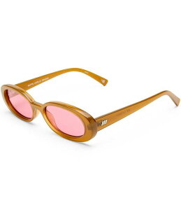 ���X�y�b�N�X ���f�B�[�X �A�N�Z�T���[ �T���O���X�E�A�C�E�F�A Le Specs Women's Outta Love 51mm Oval Sunglasses Toffee/Crimson Tint �N�����]��