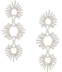 �Z�U���k ���f�B�[�X �A�N�Z�T���[ �s�A�X�E�C�������O Cezanne Fans Linearrings Gold/Crystal �S�[���h