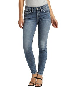 �V���o�[ �W�[���Y ���f�B�[�X �{�g���X �f�j���p���c Silver Jeans Co. Suki Mid Rise Frayed Hem Skinny Jeans Indigo �C���f�B�S
