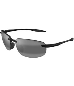 �}�E�C�W�� ���f�B�[�X �A�N�Z�T���[ �T���O���X�E�A�C�E�F�A �v���X�T�C�Y Maui Jim Unisex Hookipa Ultra Polarized Plus 2 63mm Rectangle Wrap Sunglasses Matte Black �u���b�N
