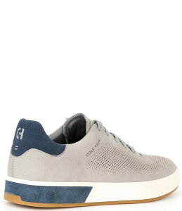 �R�[���n�[�� �����Y �{�g���X �J�W���A���p���c �X�j�[�J�[ ���U�[ Cole Haan Men's GrandPro Angleace Perforated Leather Sneakersea Stone/Big Dipper/Ivory �A�C�{���[