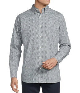�_�j�G�� �N���~�� �����Y �g�b�v�X �V���c �v�����g Cremieux Blue Label Geometric Print Poplin Long Sleeve Woven Shirt Multi Color �}���`�J���[