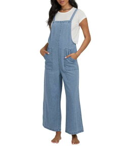 �r���{�� ���f�B�[�X �{�g���X �f�j���p���c �I�[�o�[�I�[�� Billabong Pacific Time Denim Overallsuper Blast �f�j��