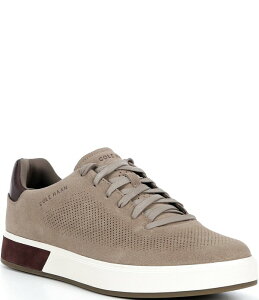 �R�[���n�[�� �����Y �V���[�Y �X�j�[�J�[ �X�G�[�h Cole Haan Men's GrandPro Angleace Suede Sneakers CH Irish Coffee/CHocolate Raisin/Ivory �A�C�{���[