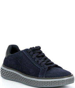 �R�[���n�[�� �����Y �V���[�Y �X�j�[�J�[ �X�G�[�h Cole Haan Men's GrandPro Court SkyWeave? Suede Sneakers Midnight Moon/Raven/Quiet Shade