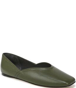 �t�����R�T���g ���f�B�[�X �V���[�Y �p���v�X ���U�[ Sarto by Franco Sarto Flexadalina Leather Flats Green �O���[��
