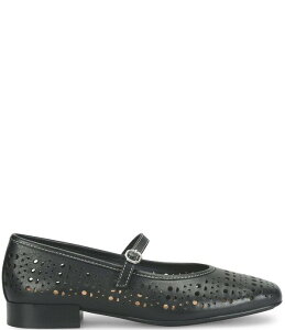 �y���������z �\�t�g ���f�B�[�X �p���v�X �V���[�Y Ellie Perforated Leather Mary Jane Flats Black