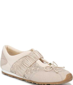 �T���G�f���}�� ���f�B�[�X �V���[�Y �X�j�[�J�[ ���b�V�� Circus NY by Sam Edelmanara Mesh Bow Detail Mary Jane Ballerina Sneakers Vanilla Bean