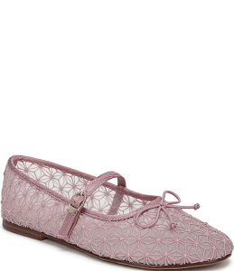 �T���G�f���}�� ���f�B�[�X �V���[�Y �p���v�X ���b�V�� Circus NY by Sam Edelman Sofie Mesh Bow Detail Mary Jane Flats Rosette Blush �u���b�V��