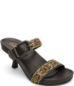 �A�b�V�� ���f�B�[�X �V���[�Y �T���_�� ���U�[ ASH Joey Bis Leather Studded Buckle Slide Sandals Africa